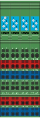 2861250 IB IL 24 DI 16-PAC Module d'alimentation avec niveau de protection IP20 par contact Phoenix
