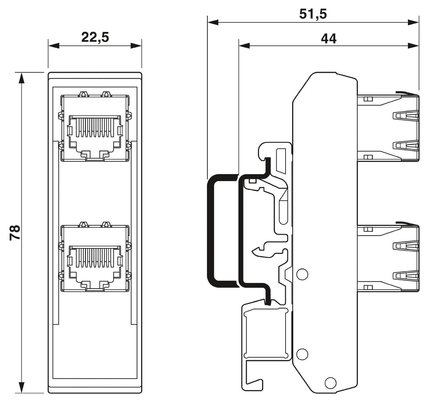 Mettez à niveau votre jeu de réseau avec 2904933 FL-PP-RJ45/RJ45 Patch Panel