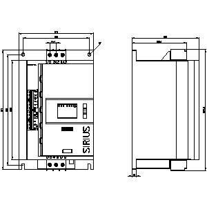 3RW5216-1TC14 SIRIUS Démarreur souple pour les bornes à vis de commande du moteur Sortie thermistorique
