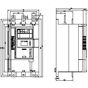 Utilisateur convivial SIRIUS Soft Starter Taille 4 terminaux à vis Sortie analogique 3RW5144-1XC14-0S