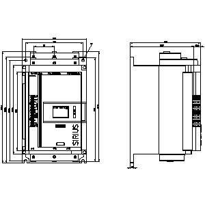 3RW5115-1XC14 SIRIUS Soft Starter Taille 2 avec terminaux de type vis et sortie analogique
