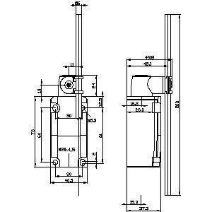 PLC 3SE5112-0CH80 Actionneur à rotation partielle métallique à commutateur de position pour applications polyvalentes