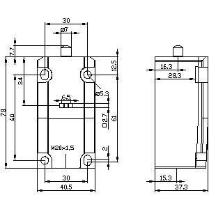 3SE5112-1LA00 Commutateur de positionnement métallique pour positionnement précis dans les applications industrielles
