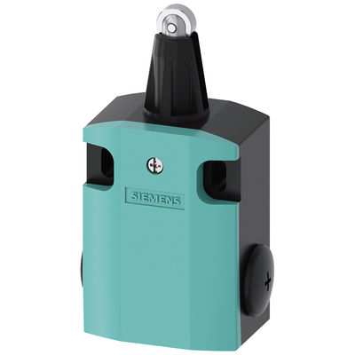 Commutateur de position métallique industriel 3SE51220CD02 avec plongeur à rouleaux larges pour automatisation