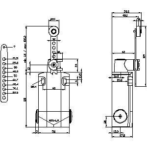 3SE5162-0CH60-1AJ0 Commutateur de position de levier à tour de pièce métallique XL pour l'automatisation industrielle