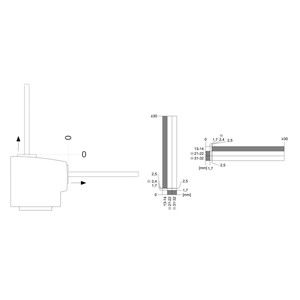 Commutateur de position en plastique pour actionneur séparé 3SE5232-0QV40 pour applications industrielles