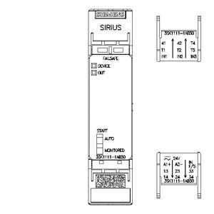 PLC 3SK1111-1AB30 Relais de sécurité 3SK1 Unité de base Sorties de relais standard Terminale de vis