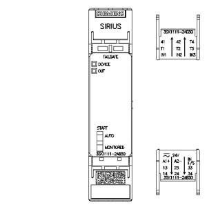 3SK1 Unité de base Sorties de relais standard Terminal à ressort 3SK1111-2AB30 Relais de sécurité