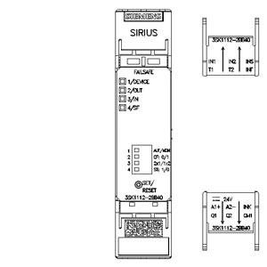 3SK1112-2BB40 Unité essentielle de relais de sécurité pour assurer la sécurité dans les environnements industriels