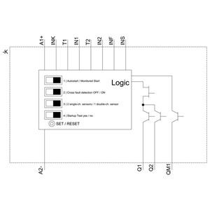 3SK1112-1BB40 Relais de sécurité 3SK1 Unité de base avec terminal à vis et sorties à semi-conducteurs