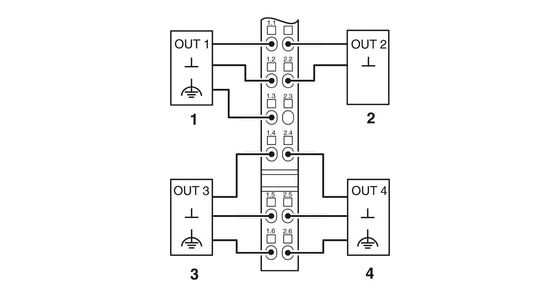2701009 IB IL 24 DO 4/EF-PAC Module numérique IP20 Protection pour votre ligne de production