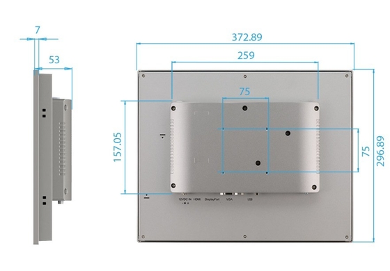 Écran tactile Advantech FPM-215-R8AE avec autre interface de communication prêt à être expédié