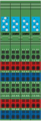 Niveau de protection IP20 2861250 IB IL 24 DI 16-PAC Phoenix Module numérique de contact