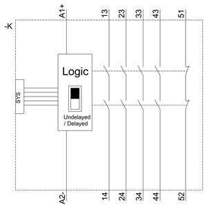 PLC 3SK1211-2BB40 Relais de sécurité 3SK1 4RO Extension de sortie borne à ressort DC 24V
