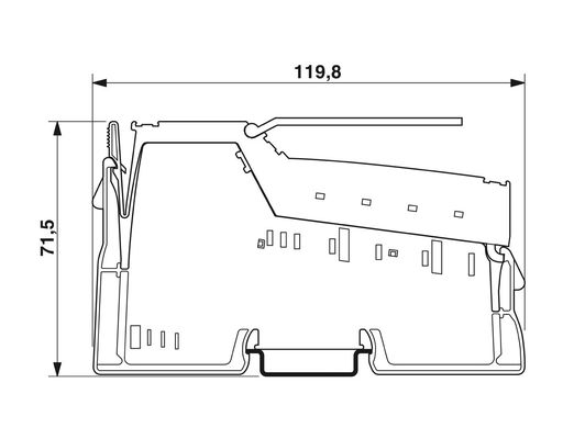 2861331 IB IL 24 PWR Module d'alimentation IN-PAC par contact Phoenix avec niveau de protection IP20