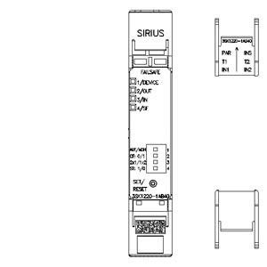 DC 24V 3SK1 relais de sécurité 3SK1220-1AB40 borne de vis d'extension d'entrée