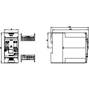 3SK2 Largeur de 45 mm Relais de sécurité SIRIUS Unité de base 3SK2122-1AA10 pour les applications industrielles