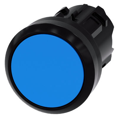 3SU1000-0AB50-0AA0 Sirius ACT bouton sans lumière avec bouton plat en plastique bleu