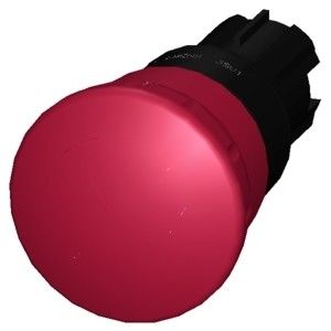 40mm plastique SIRIUS ACT Champignon bouton de poussée non allumé arrêt d'urgence action de déclenchement de poussée