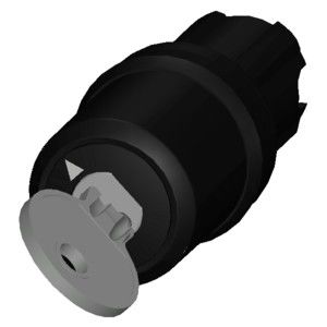 2 positions Commutateur à clef en plastique pour SIRIUS ACT 3SU1000-5BF11-0AA0 maintenu 90