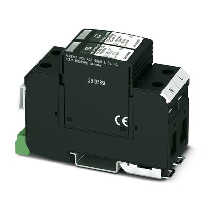 Protègeur contre les surtensions AC 240V L-PE / N-PE pour 2 pôles VAL-MS-EE-T2-2 0-385-FM