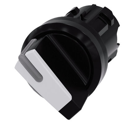 PLC 3SU1002-2BF60-0AA0 Manche courte en plastique 2 positions maintenue Commutateur sélecteur blanc SIRIUS ACT