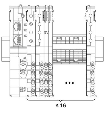 Module électronique 1065729 CAPAROC PM PN Idéal pour les applications de 12 V CC / 24 V DC