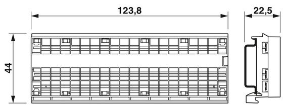 20 mm bus bar 22 CAPAROC CR 1110989 La solution parfaite pour la distribution électrique