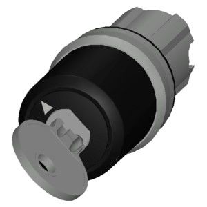 3SU1050-5BF01-0AA0 PLC métallique brillant 2 positions maintenu commutateur de clé SIRIUS ACT