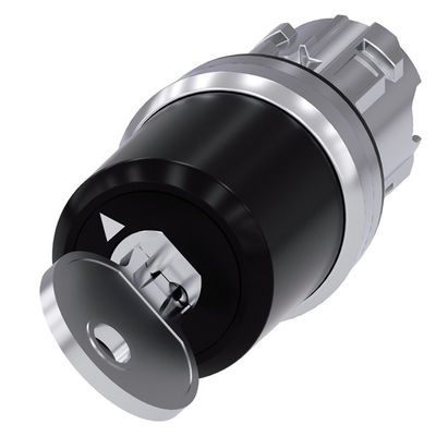 3SU1050-5BF11-0AA0 Commutateur clé PLC métallique brillant avec 2 positions maintenues SIRIUS ACT