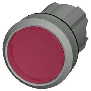 Bouton plat lumineux métallique 3SU1051-0AB30-0AA0 pour les applications industrielles