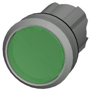 3SU1051-0AB40-0AA0 Bouton plat lumineux métallique éclatant Vert Bouton SIRIUS ACT