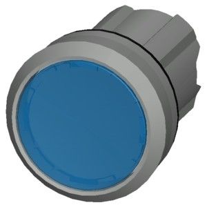 PLC 3SU1051-0AB50-0AA0 Bouton plat métallique éclairé brillant Bleu bouton SIRIUS ACT