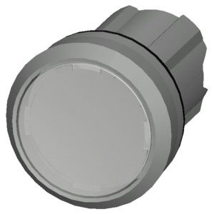 3SU1051-0AB60-0AA0 SIRIUS ACT Bouton avec bouton plat en blanc éclairé brillant en métal