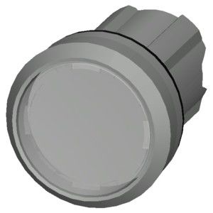 Le bouton métallique Sirius ACT 3SU1051-0AB70-0AA0 avec bouton plat lumineux brillant