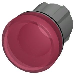PLC 3SU1051-6AA20-0AA0 Lentille lisse métallique brillante rouge SIRIUS ACT Pilot Light pour le contrôle