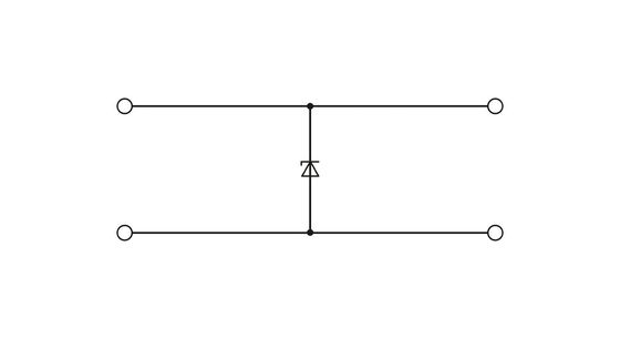 Protègeur contre les surtensions en courant continu 24V MT-2/1-S-24DC Conception à deux pôles pour une protection sûre et durable