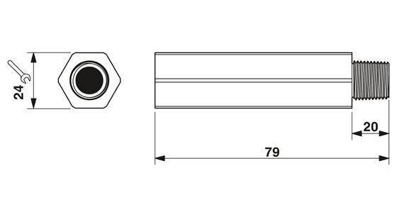 Protection contre les surtensions de 24 V CC 2800036 S-PT-4-EX-24DC