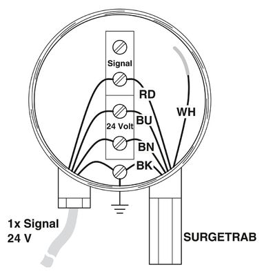 Protection contre les surtensions de 24 V CC 2800036 S-PT-4-EX-24DC