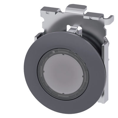 Matte métallique allumé bouton plat et bordure clair bouton SIRIUS ACT