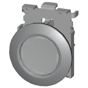 Matte métallique allumé bouton plat et bordure clair bouton SIRIUS ACT