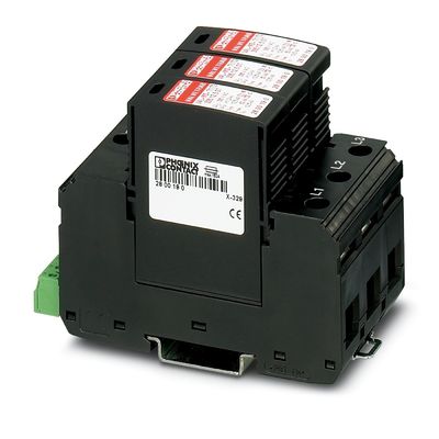 VAL-MS-T1/T2 335/12.5/3 0-FM Classe 1/2 Protègeur contre la foudre et les surtensions pour 5V-250V AC 4 pôles