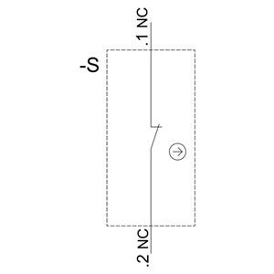 Bouton plat non éclairé avec terminal à vis PLC 3SU1100-0AB10-1CA0 Bouton momentané en plastique