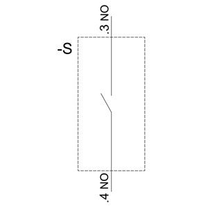 PLC 3SU1100-0AB50-1BA0 Bouton d'appuis momentané bleu plat non éclairé avec terminal à vis