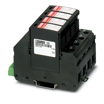 2800644 VAL-MS-T1/T2 335/12.5/4 0-FM Classe 1/2 Protègeur contre la foudre/surtension avec 2 pôles