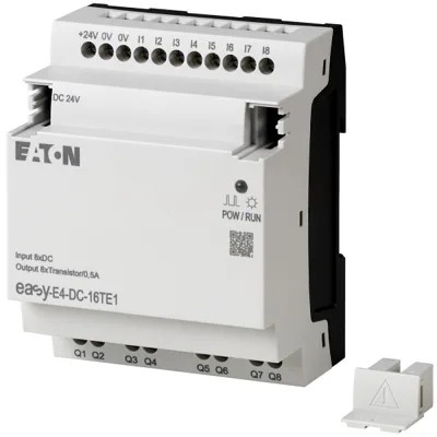 Entrées de température Easy-E4-DC-4PE1 4AI avec résolution de 12 bits et terminaux à vis