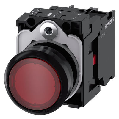 PLC 3SU1102-0AB20-1CA0 SIRIUS ACT bouton de poussée borne à vis instantanée en plastique éclairée en rouge