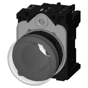 Lumière pilote en plastique de 24 V CA/CC allumée pour SIRIUS ACT