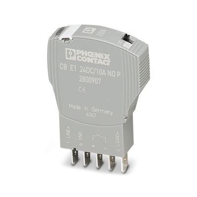 24 V DC 2800907 CB E1 24DC/10A NO P Disjoncteur électronique 5 pôles