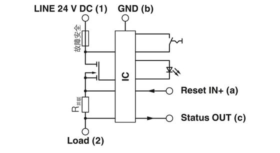 2800914 CB E1 24DC/10A S-R P Disjoncteur électronique pour appareils industriels